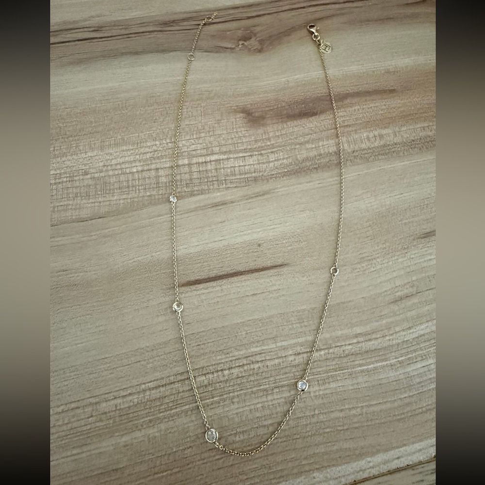 Logan Hollowell 5 Moonstone Orbit Bezel Choker